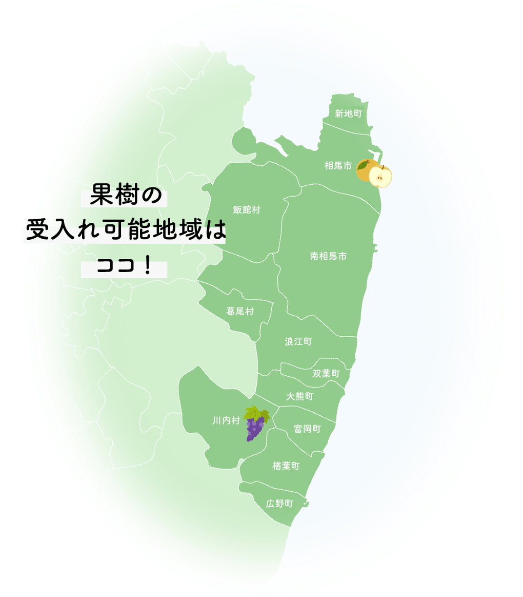 果樹・その他の受け入れ可能地域はココ！
